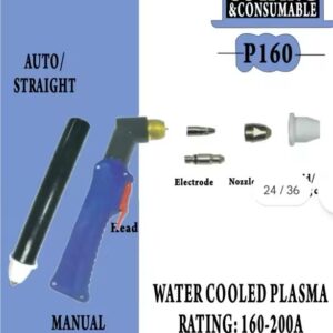 p160 water cooled plasma torch